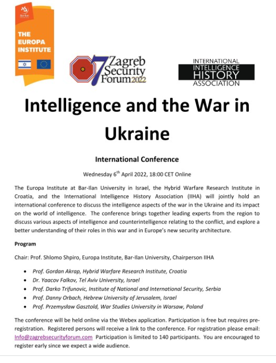 Intelligence and the War in Ukraine