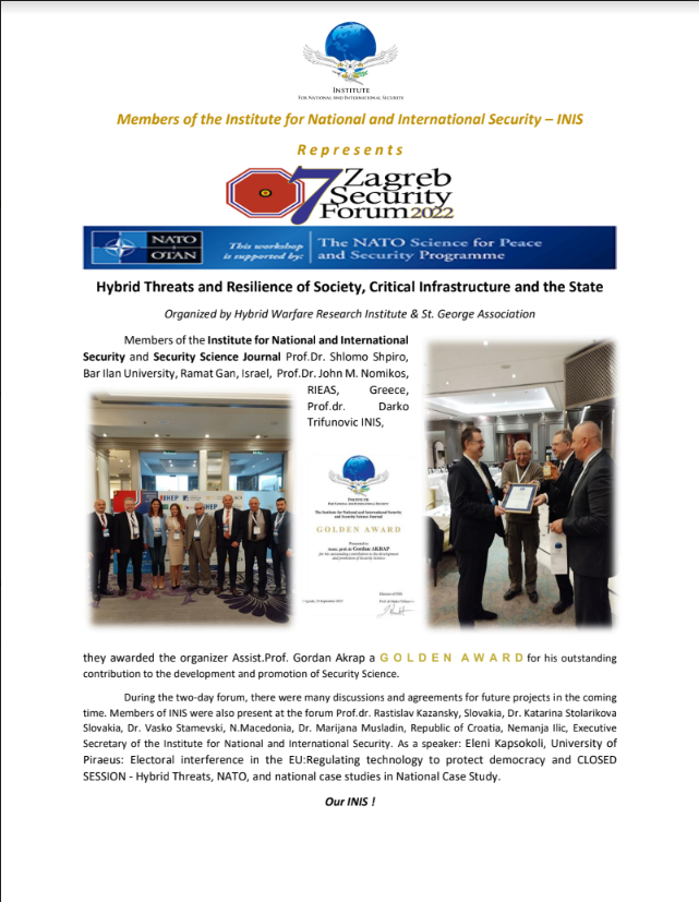 7th Zagreb Security Forum 2022