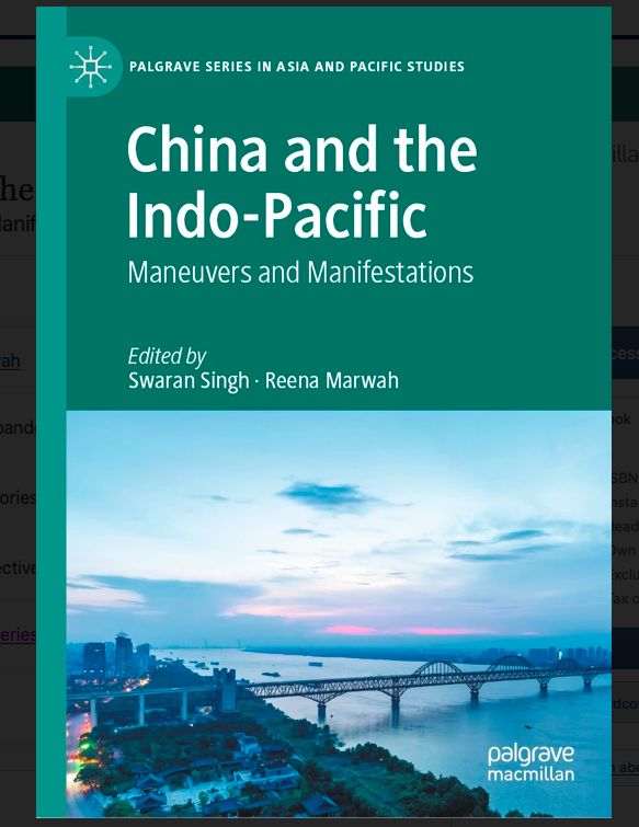 A new book “China and the Indo-Pacific” by Prof. dr Swaran Singh