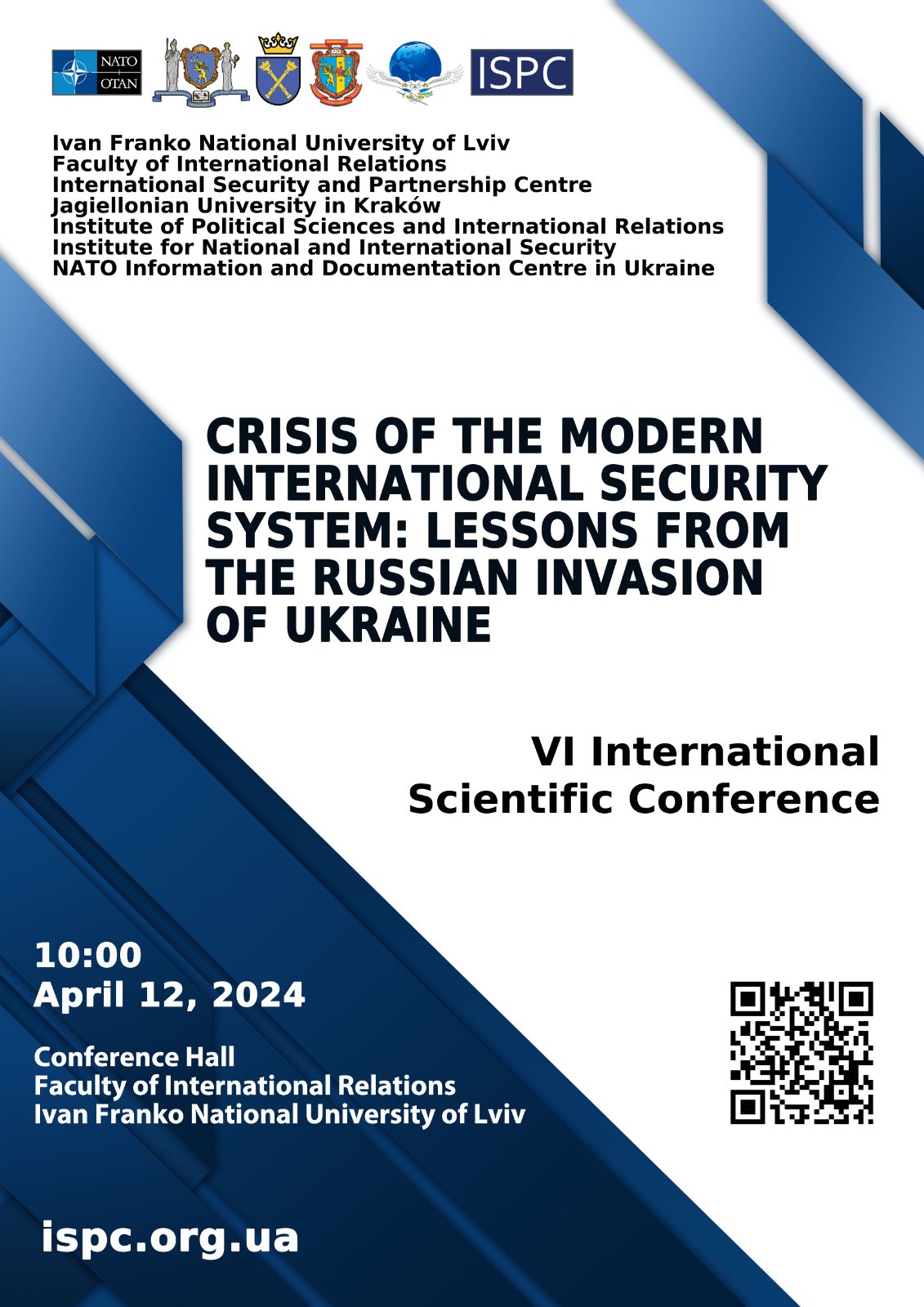 INIS Institute as a co-organizer of the VI International scientific conference Crisis of the Modern International Security System: Lessons from the Russian invasion of Ukraine