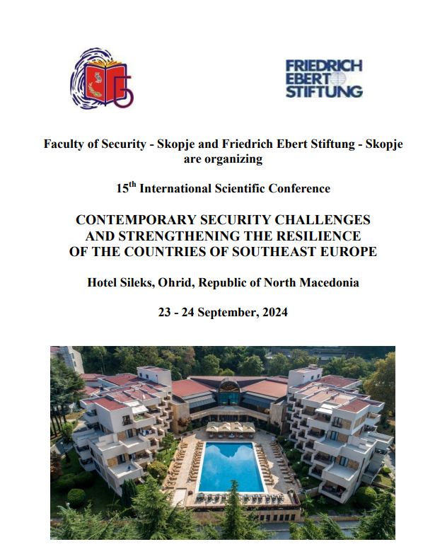 Institute’s partner INIS organizes: 15th International Scientific Conference – CONTEMPORARY SECURITY CHALLENGES AND STRENGTHENING THE RESILIENCE OF THE COUNTRIES OF SOUTHEAST EUROPE